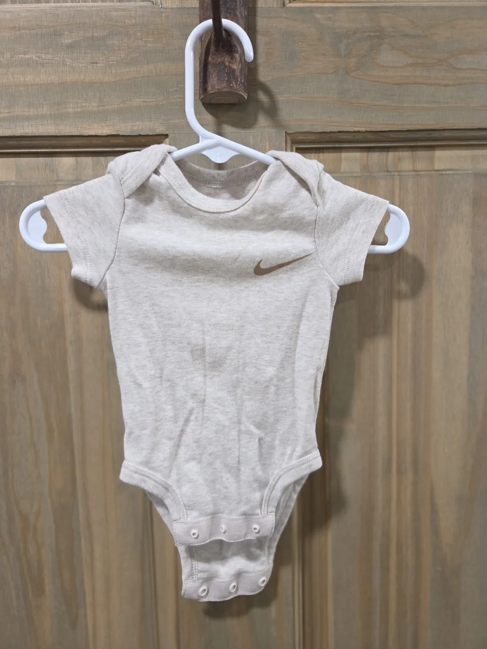 Nike Kids Neutral-Tone One-Piece Set - Beige & Cream